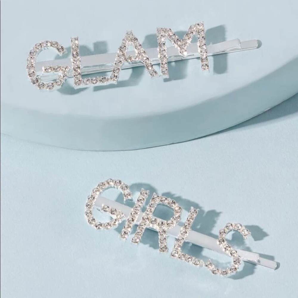 Glam + Girls Rhinestone Hair Pins